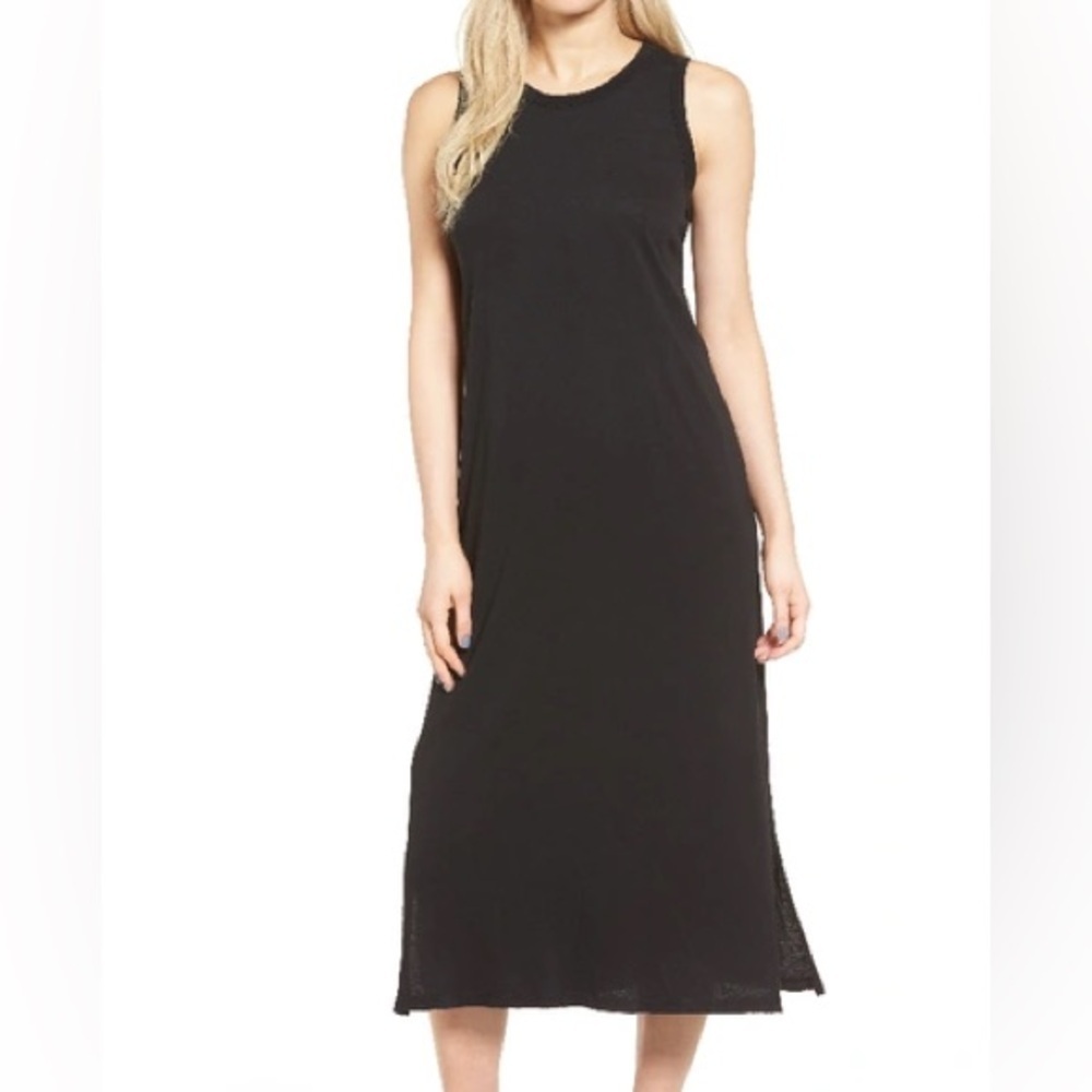 Current/Elliot Black Midi Dress